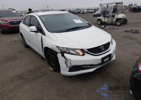 2015 Honda Civic Lx из США, поврежденный, VIN 19XFB2F51FE278215